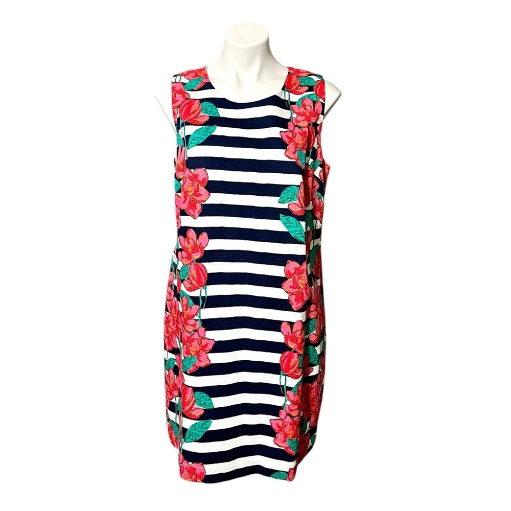 Vineyard Vines Magnolia Stripe Shift Dress Size 12